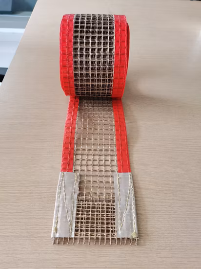 産業用耐熱PTFEコーティングされたグラスファイバーメッシュコンベヤベルト